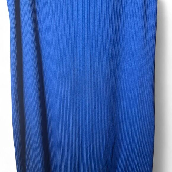 Just Be Blue Ribbed Tank Maxi Dress Size M - Picture 3 of 8